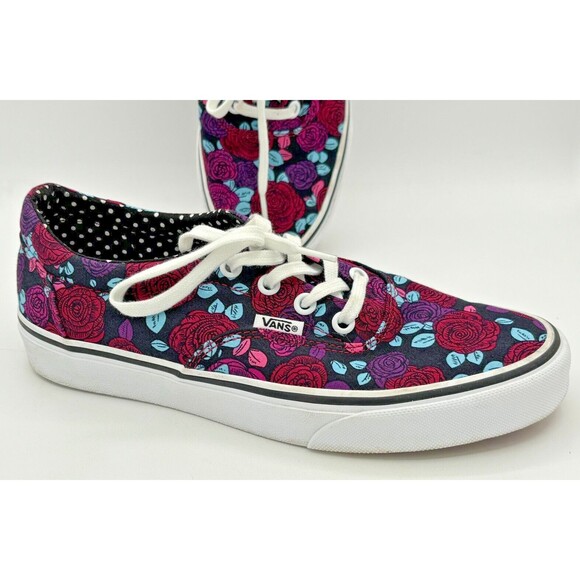 Vans Doheny Romantic Multi Color Floral Womens Lace Up Shoes Size 7.5 EUC - Picture 10 of 16